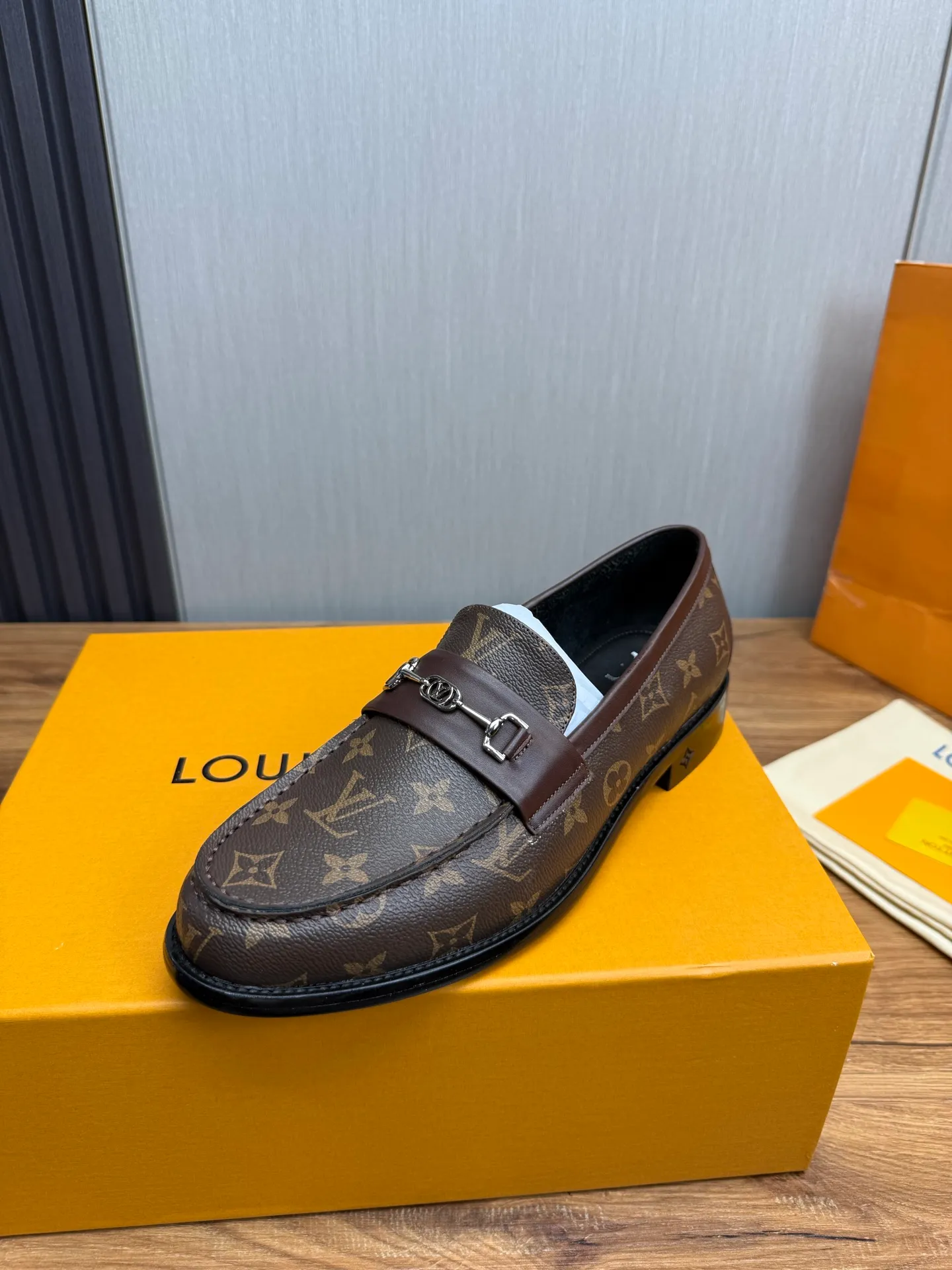 Factory 660💰 LV. Men's business casual leather shoes, all made of imported original brand leather, just to create a more comfortable wearing experience, original non-slip and wear-resistant outsole ✔️16-45 (38.45 non-returnable)